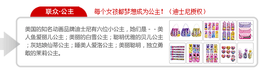 聯(lián)眾公主-每個(gè)女孩都?jí)粝氤蔀楣?迪士尼授權(quán))