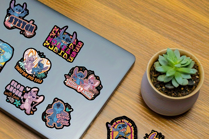 黑邊史迪仔貼紙